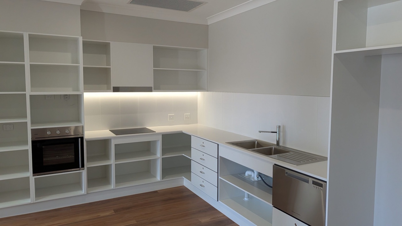 Robust kitchen with generous storage and quality appliances