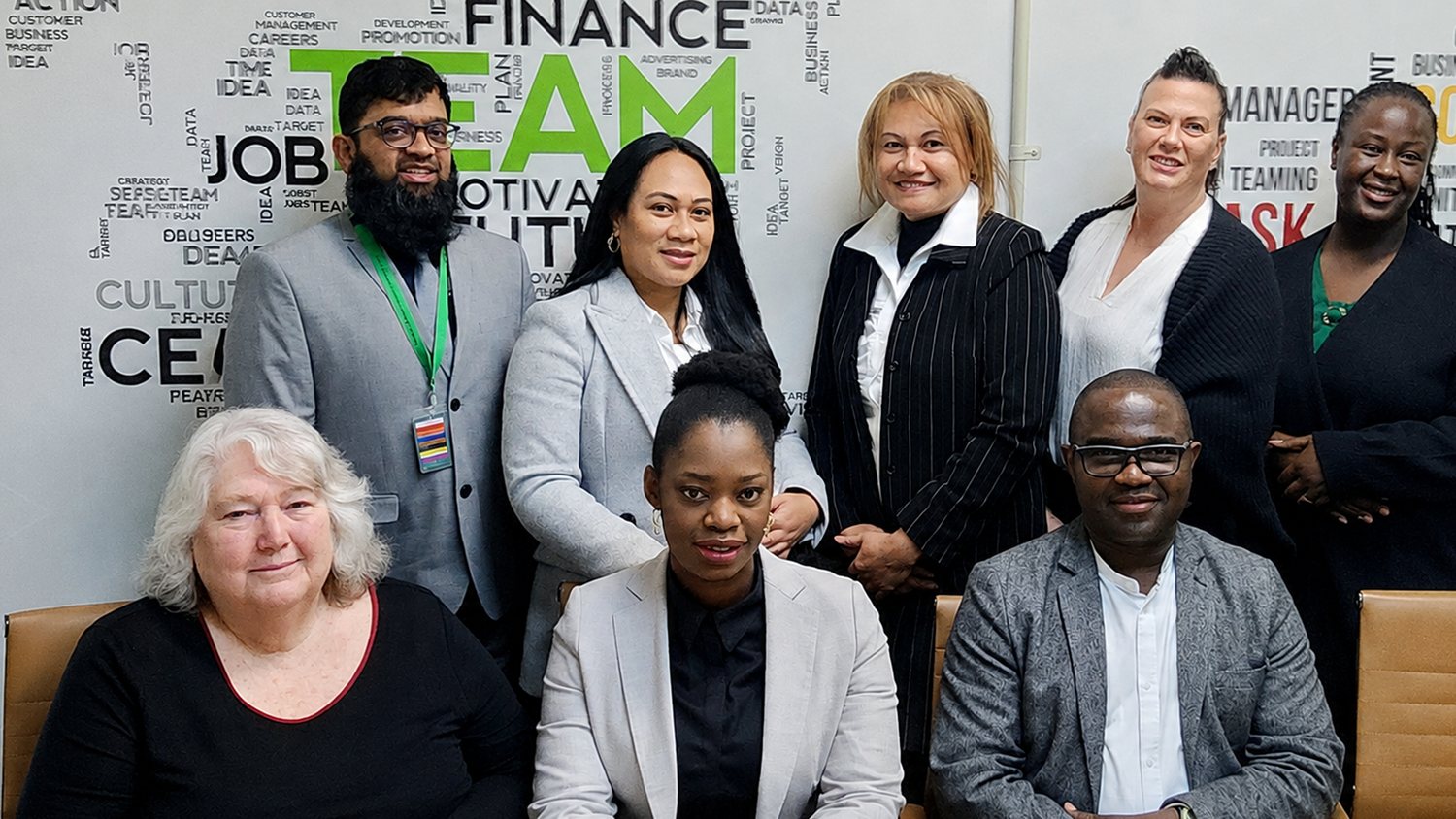 The Newdawn Support Services team together